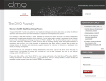 Tablet Screenshot of dmo-foundry.org